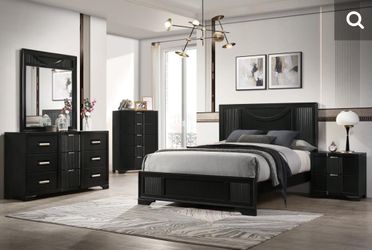 Furniture, queen bedroom, four pieces