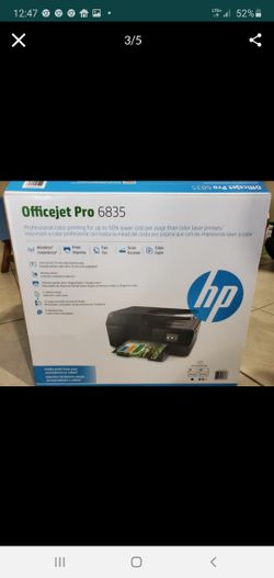 HP office jet pro6835 printer, scan, copy and fax