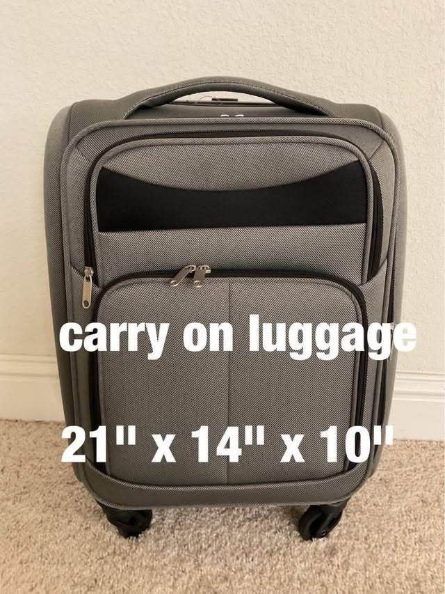Carry on luggage  -  $25