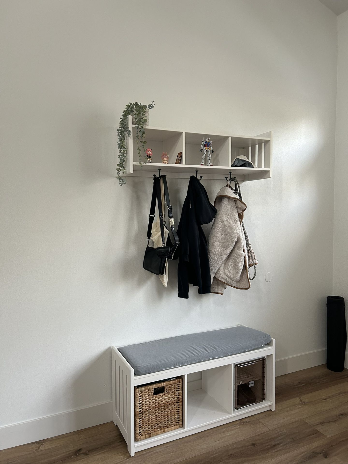 IKEA Entry Way Storage and Coat Rack