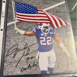 Buffalo Bills RB Fred Jackson Signed 8x10 