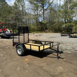 New 5x8 HD Utility Trailer 