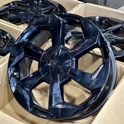4x 19” OEM KIA SORENTO WHEELS FULL BLACK 5x4.5 FITS SEDONA TELLURIDE