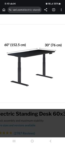 Vari Electric Standing Desk Black 60x30
