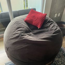 LOVESAC MovieSac Cover Only (Cocoa Velvet)