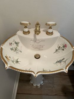 Vintage Kohler sink & Matching Toilet