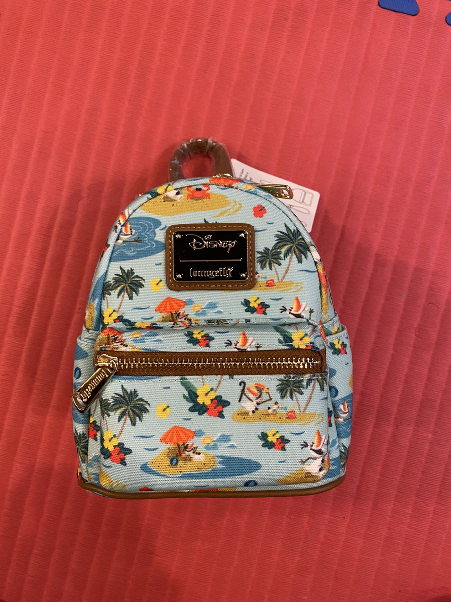 Loungefly Disney Frozen Olaf Summer Micro Mini Backpack NWT for Sale in