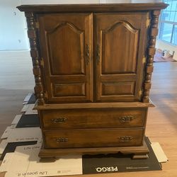 Solid Wood Dresser Cabinet LOWERED TO $80 Pick Up Asap 