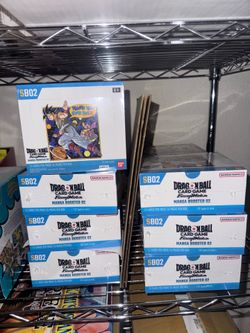 Dragon Ball Fusion World Manga Booster 02 (SB02) Booster Boxes $1200each
