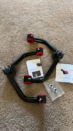 Front Upper Control Arms For 2011-2024 Ram 1500 Classic 4WD, 2PCS Alignment 2"-4" Lift Kit Tubular Suspension Adjustable Front Control Arm With Ball J