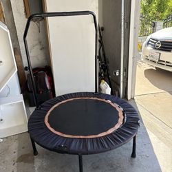 Trampoline With Handler