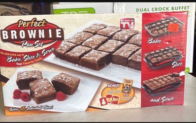 Perfect Brownie Pan Set Non-Stick Perfect Edges