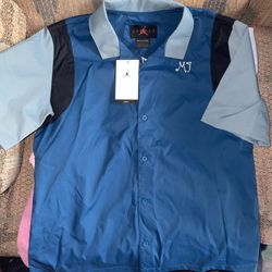 AIR JORDAN FLIGHT CLUB COLLARED SHIRT 