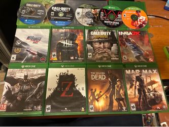 7$ each Xbox one and PlayStation games