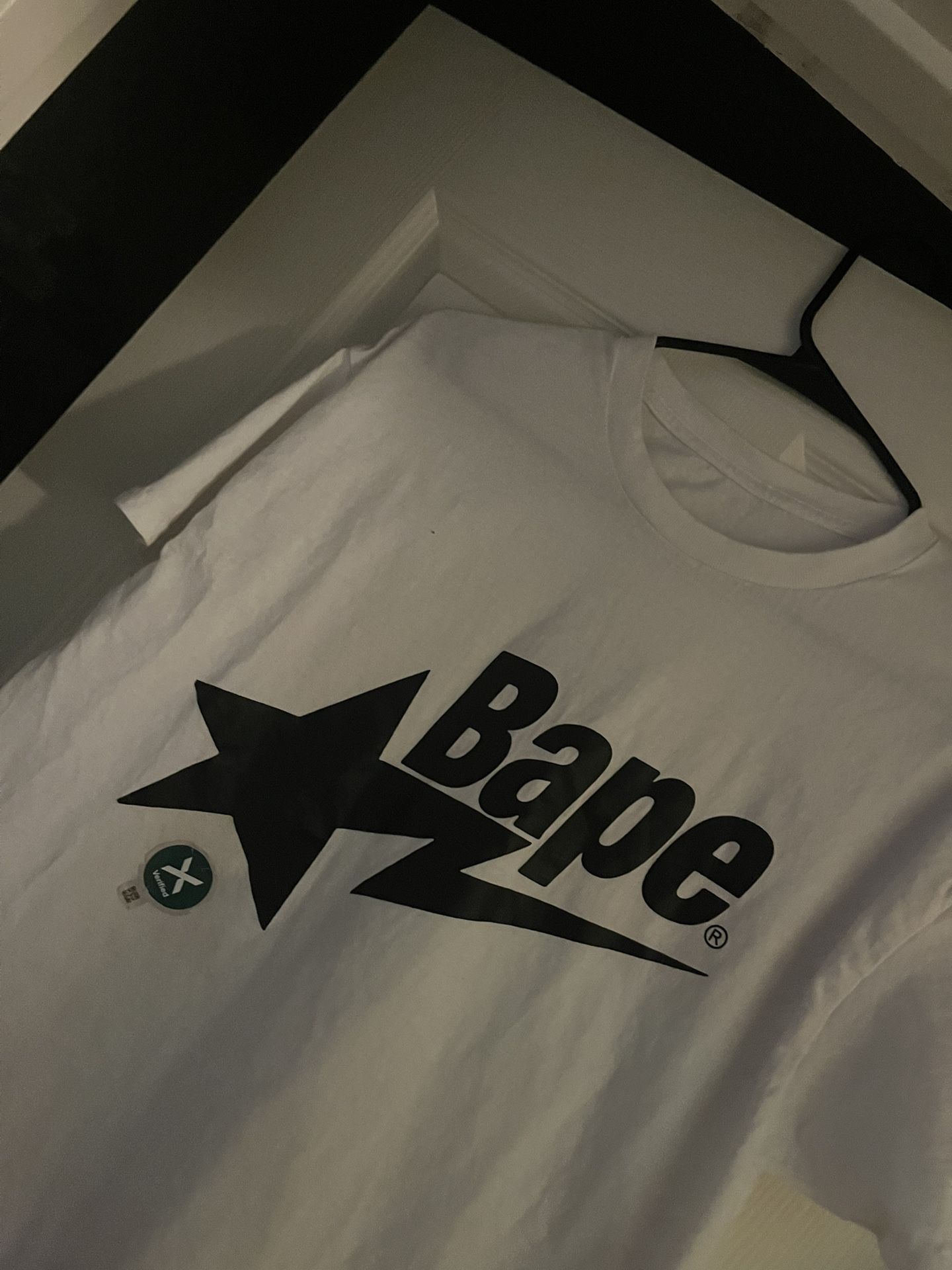 Mens Size M bape tee authentic with stockx tag