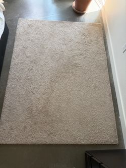 Cozy Beige Area Rug 4.5’ x 6’ – Like New