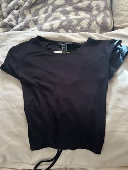 H&M tie back shirt 