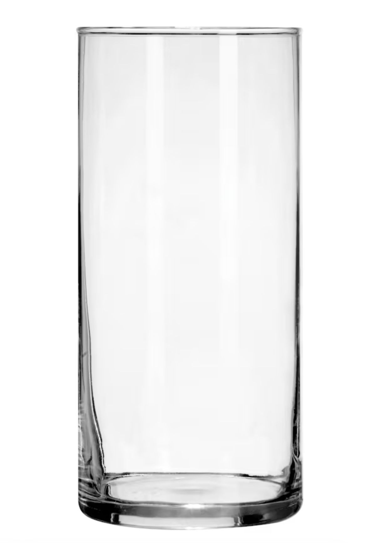 Clear Glass Cylinder Vases, 7.25x3.25 in.