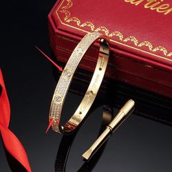 Cartier Bracelets  (moissanites)