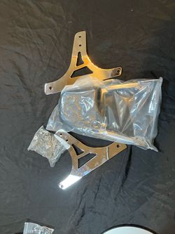 Motorcycle Back seat support with brackets and hardware