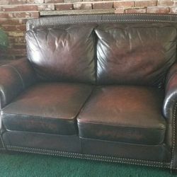 Leather Couch Two Sitter Pick Up 