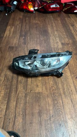 2016 2017 2018 2019 HONDA CIVIC LEFT DRIVER HALOGEN HEADLIGHT HEADLAMP OEM