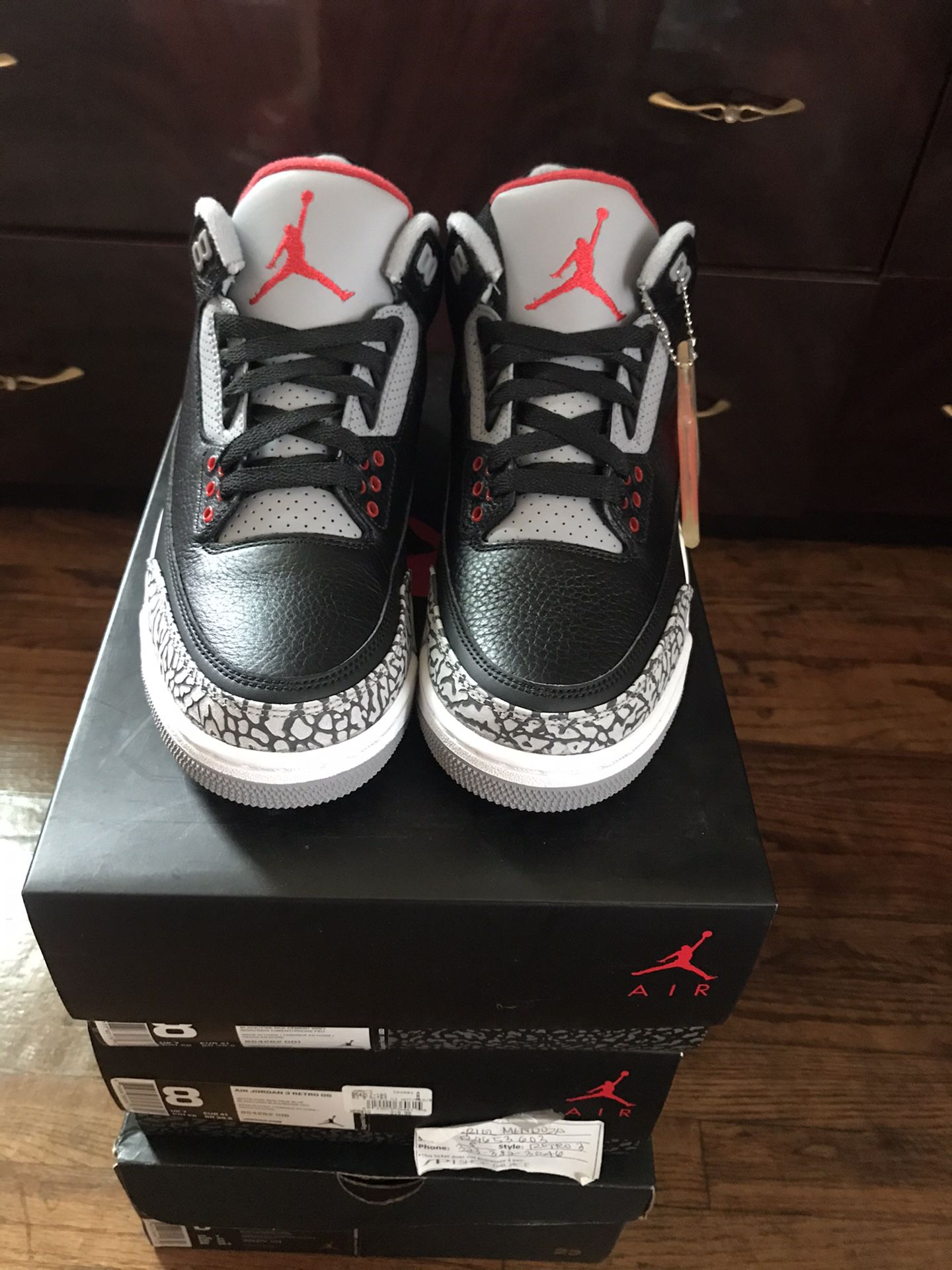 Air Jordan Retro 3 OG 88 2018 Size 8