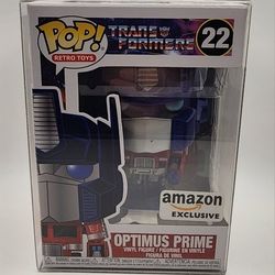 Funko POP Transformers Optimus Prime #22 Amazon Exclusive W/Protector 🔥