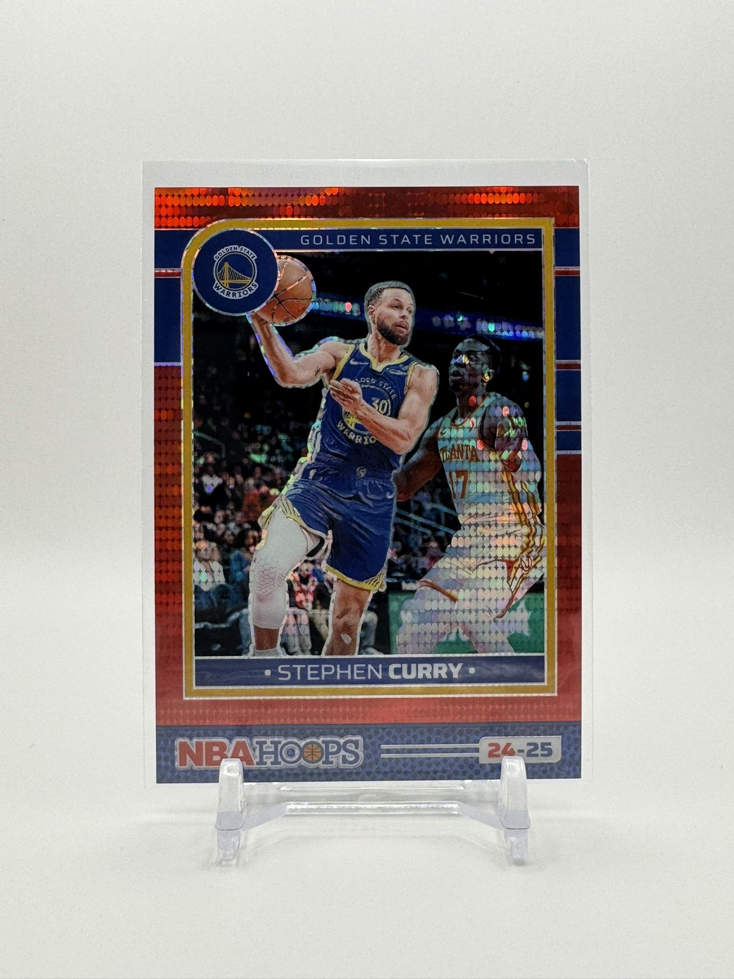 2024 Panini NBA Hoops Stephen Curry Red Pulsar /199