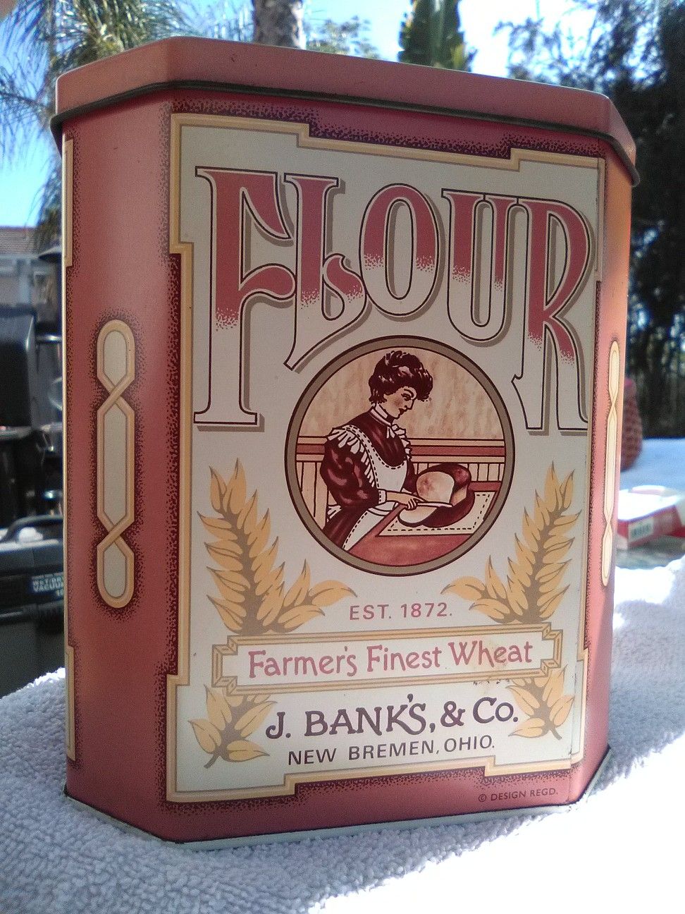 Antique!! Farmer's Finest Wheat - J. Banks & Co.