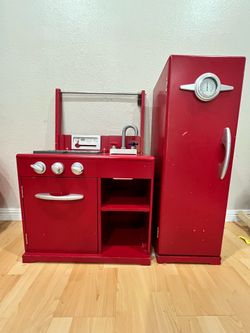 Wooden kids kitchen