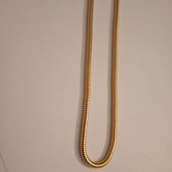 Gold Snake Necklace 