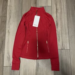Red And Gold Lululemon Define Jackets