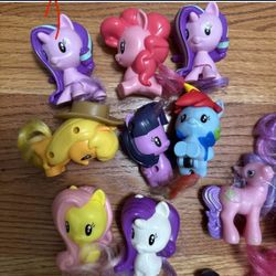 8pc Macdonald’s   My Little Pony Figures As Pictures 