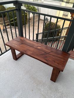 Mid-Century Modern Entryway/Outdoor Bench