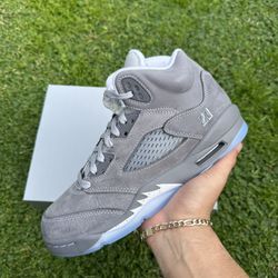 Air Jordan 5 Retro Wolf Grey Men 