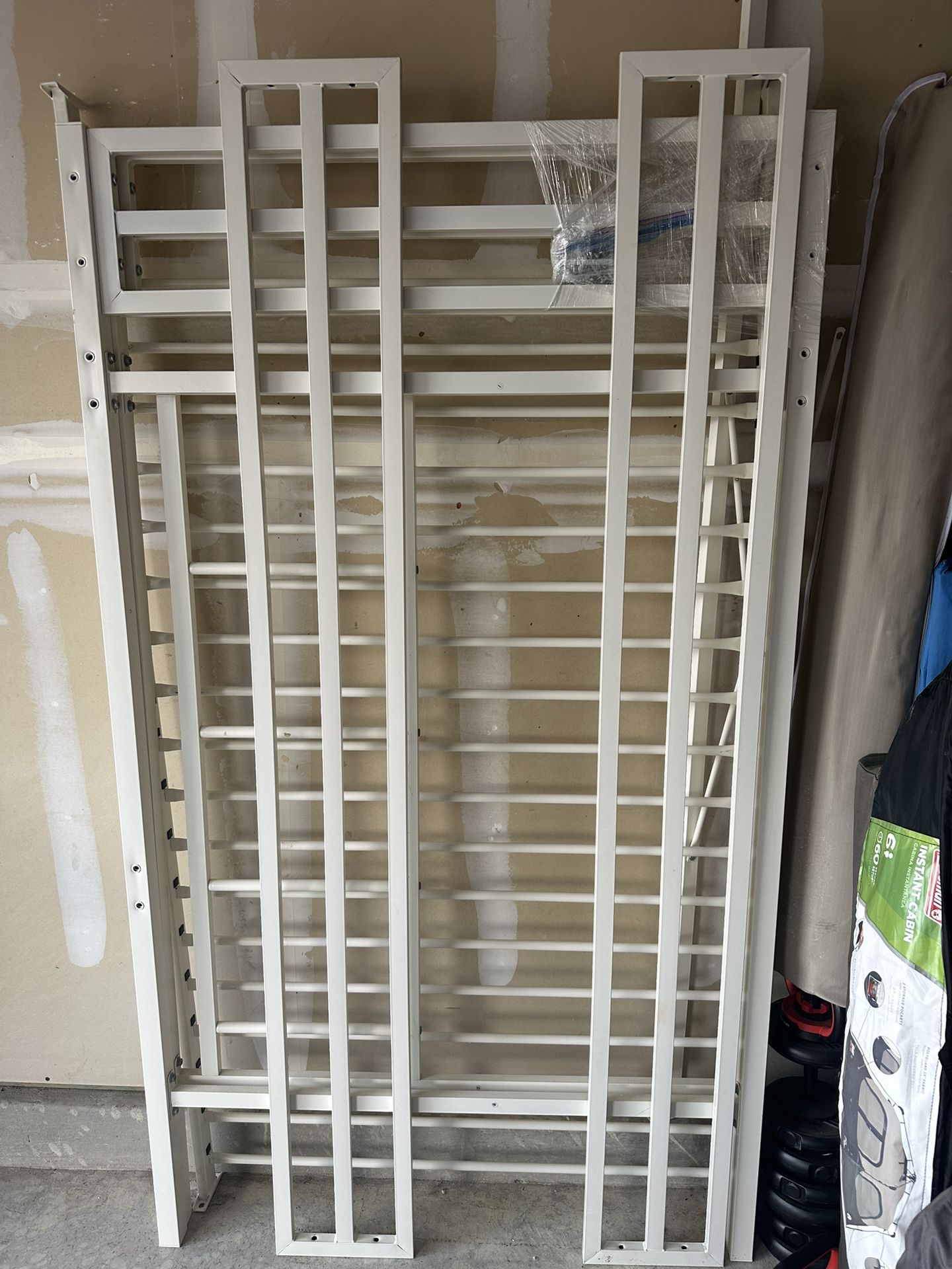 White Twin Loft Bed