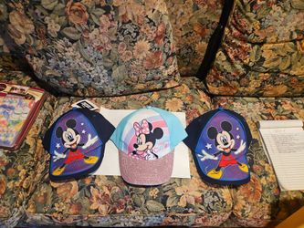 NEW MICKEY AND MINNIE MOUSE HATS $10 EA. FIRM PRICES.
