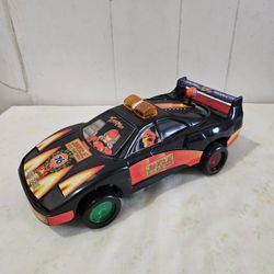 1996 Jingle All The Way Movie Time Racer Turbo Man Car Union 76 Works Fine With Batteries Included 