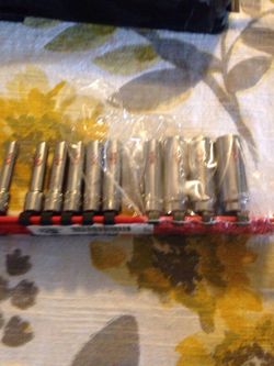 Socket set 1/4 inch standar brand new