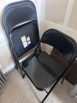 Black Folding Chairs