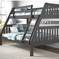 Twin Over Full Bunk Bed COMES IN DIFFERENT COLOR 