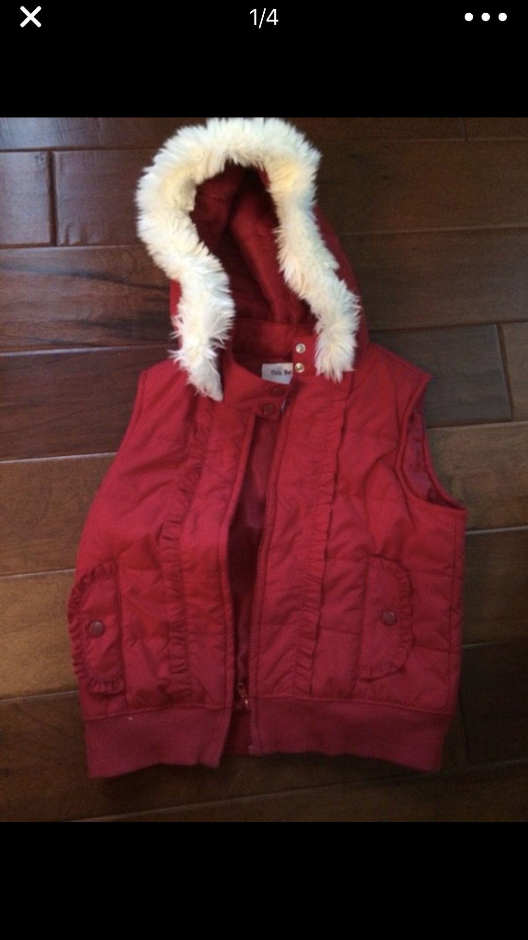 Never Worn Gymboree vest size 7/8