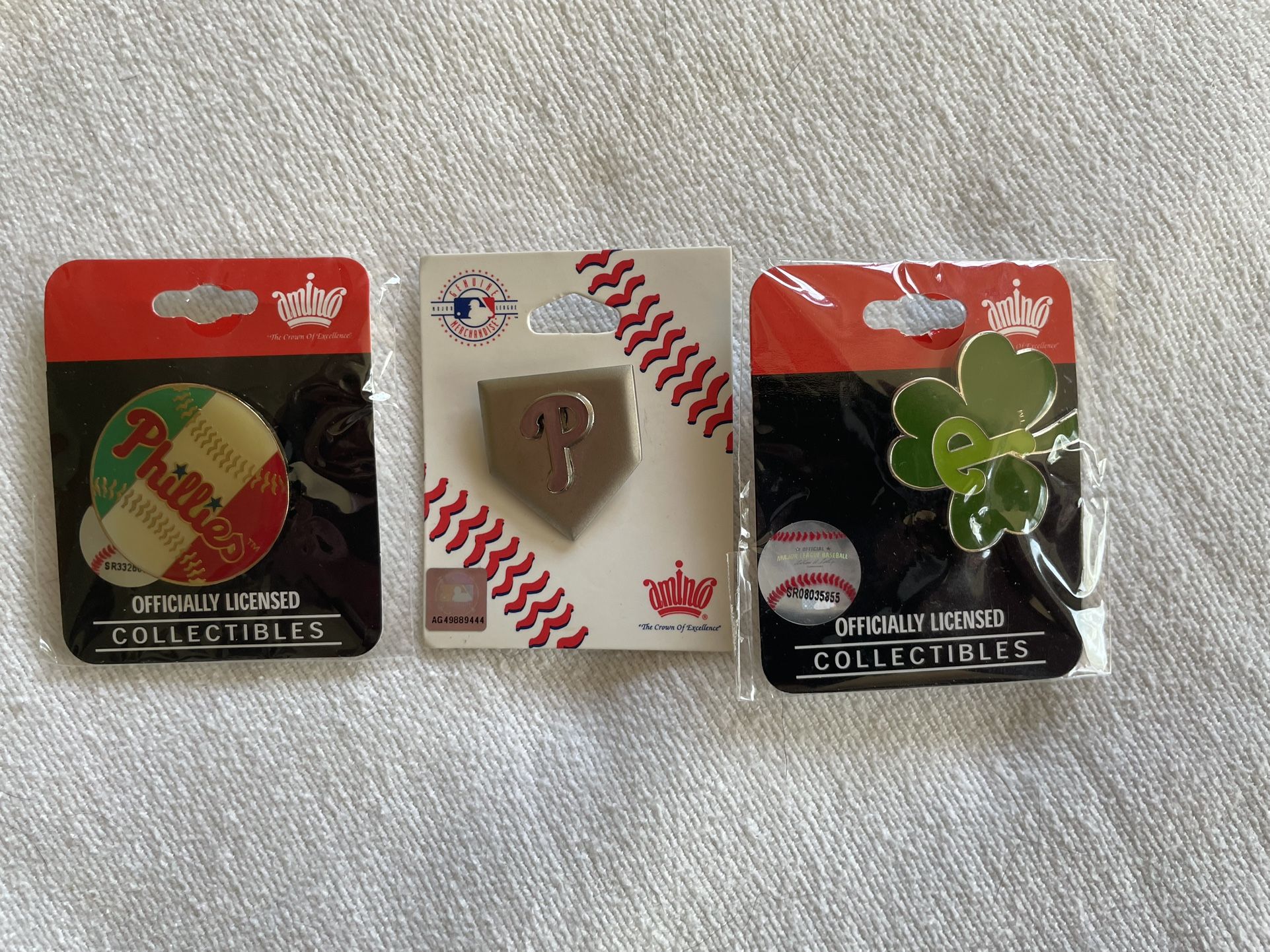 Set Of 3 Philadelphia Phillies Pins