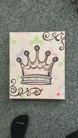 1 14”x17” princess crown picture