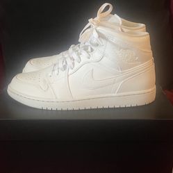 Jordan 1 White Size 10