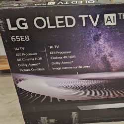 LG 65 Inch OLED TV 65E8