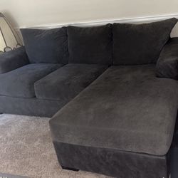New Small L Shape Couch Gray 