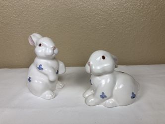 Sweetest Vintage Ceramic Bunny Pair