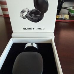 ECTRI BT 5.1 Smart Ring Health & Fitness Tracker Size 10 w/Charger Black New